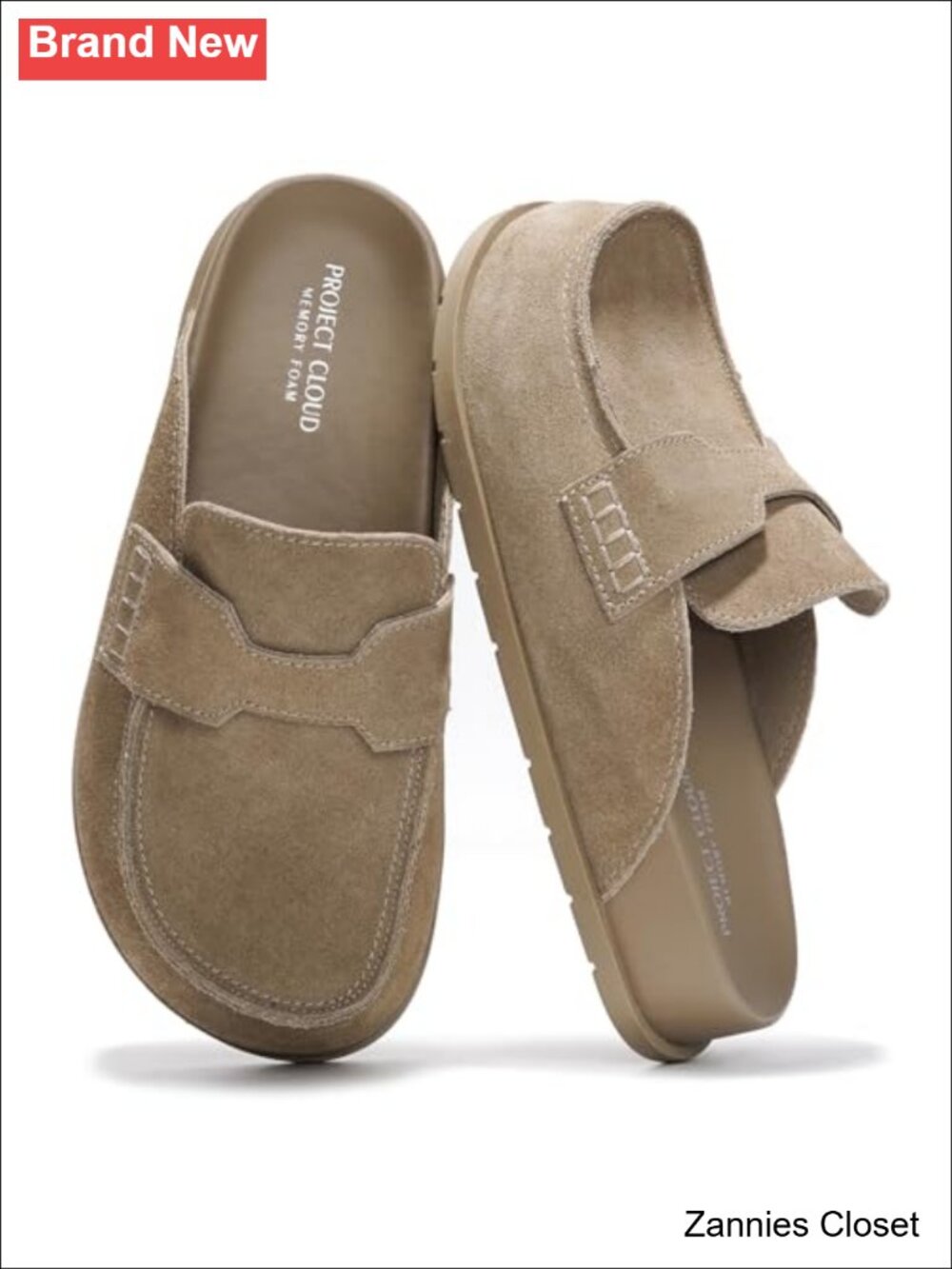 ✨ Genuine Leather Slip On Womens Clogs Fall Mules Arch Support Non-Slip
